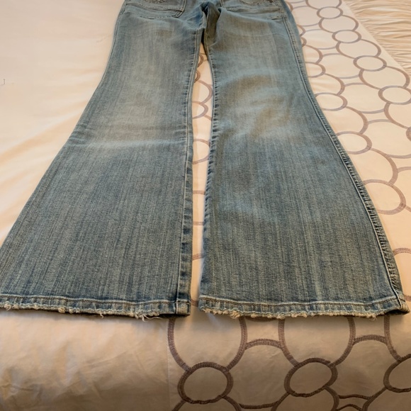 Vintage Flare Mavi Jeans with Patch Pockets - Low Rise - Picture 3 of 10